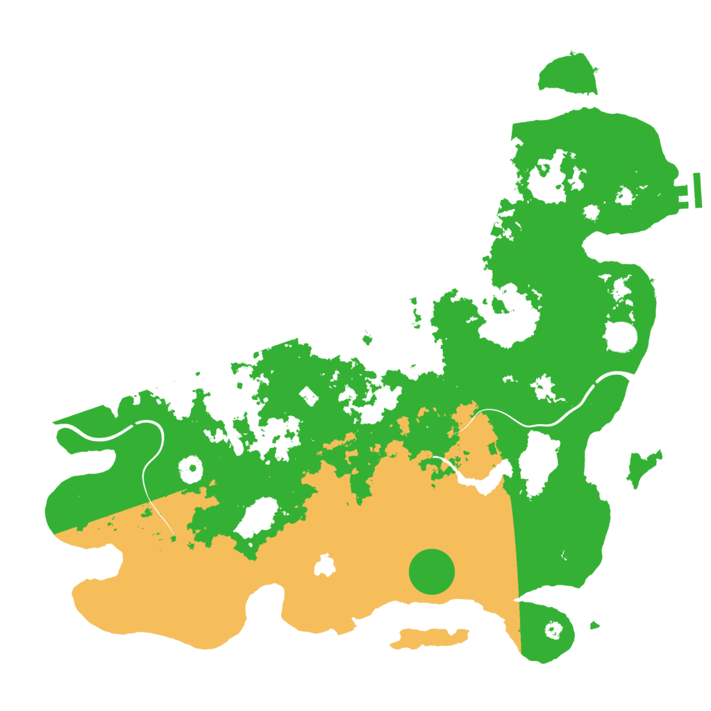 Biome Rust Map: Procedural Map, Size: 4096, Seed: 648252