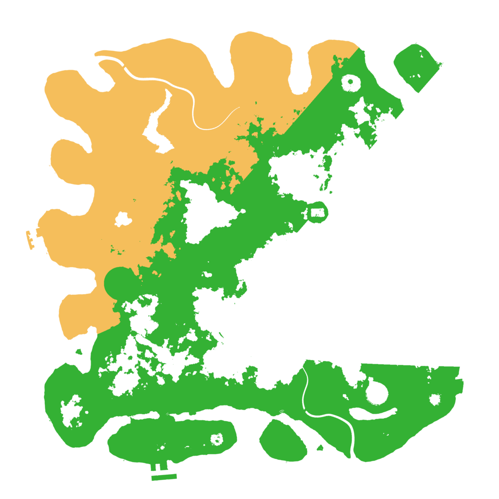 Biome Rust Map: Procedural Map, Size: 4000, Seed: 59123