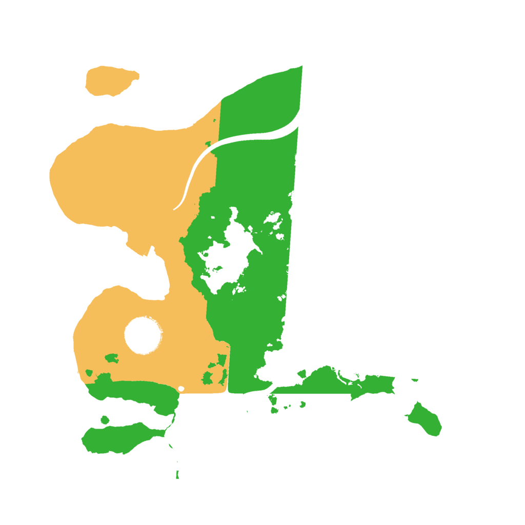Biome Rust Map: Procedural Map, Size: 2500, Seed: 2137493647