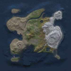 Thumbnail Rust Map: Procedural Map, Size: 2500, Seed: 2137493647, 9 Monuments