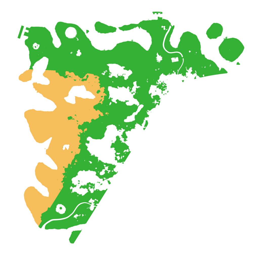 Biome Rust Map: Procedural Map, Size: 4000, Seed: 1199863722