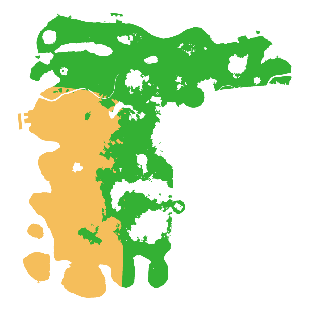 Biome Rust Map: Procedural Map, Size: 4000, Seed: 146947