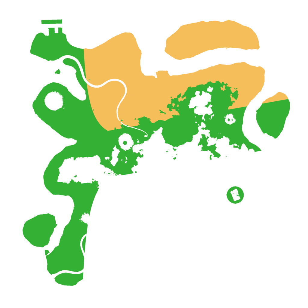 Biome Rust Map: Procedural Map, Size: 3000, Seed: 516478108