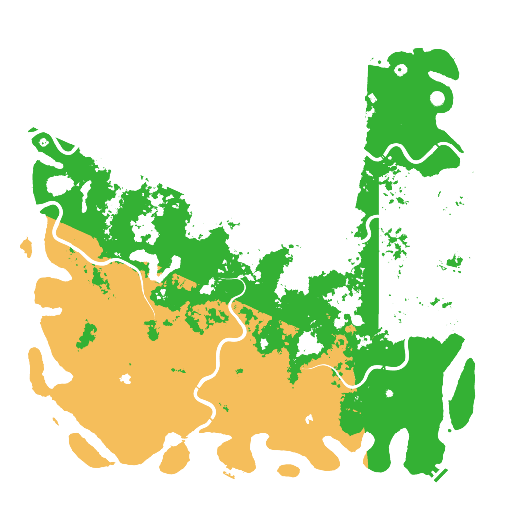 Biome Rust Map: Procedural Map, Size: 6000, Seed: 19766104