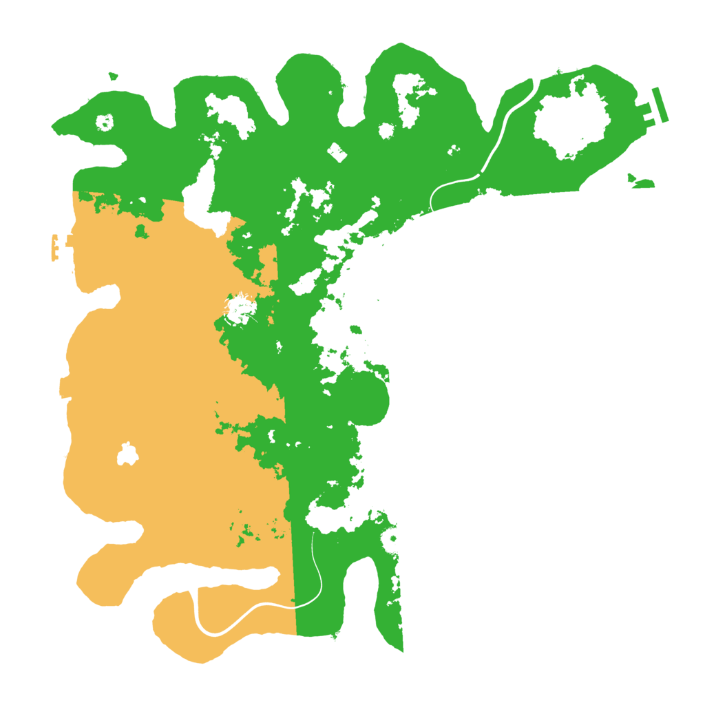 Biome Rust Map: Procedural Map, Size: 4000, Seed: 68767869