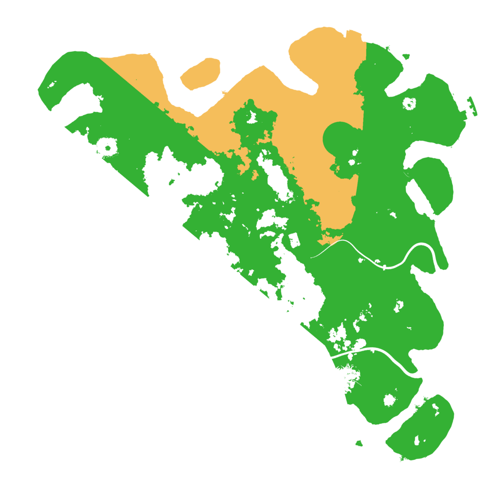 Biome Rust Map: Procedural Map, Size: 3800, Seed: 687673869