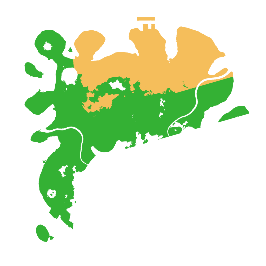 Biome Rust Map: Procedural Map, Size: 3000, Seed: 921550878