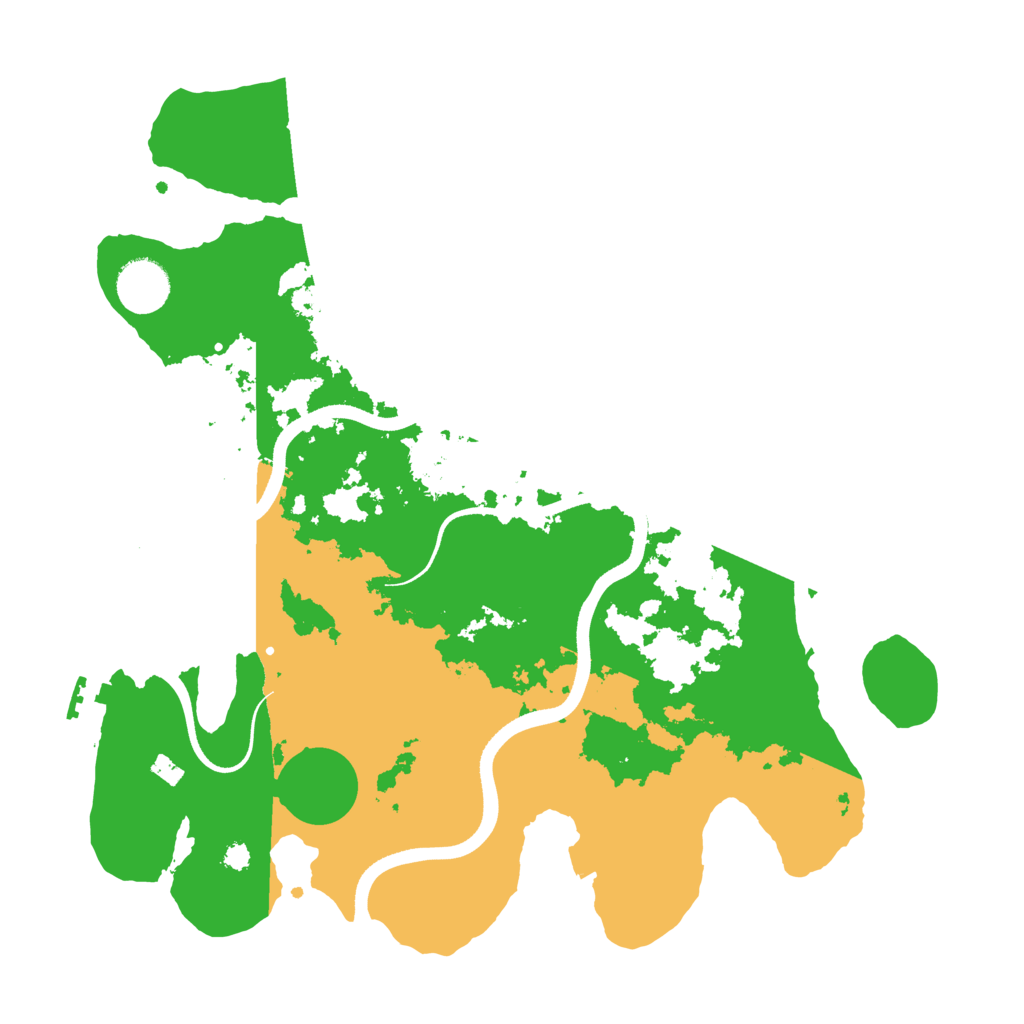 Biome Rust Map: Procedural Map, Size: 3500, Seed: 720684596