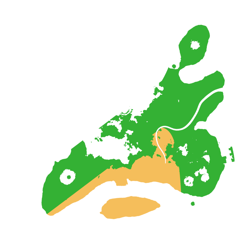 Biome Rust Map: Procedural Map, Size: 2500, Seed: 89182