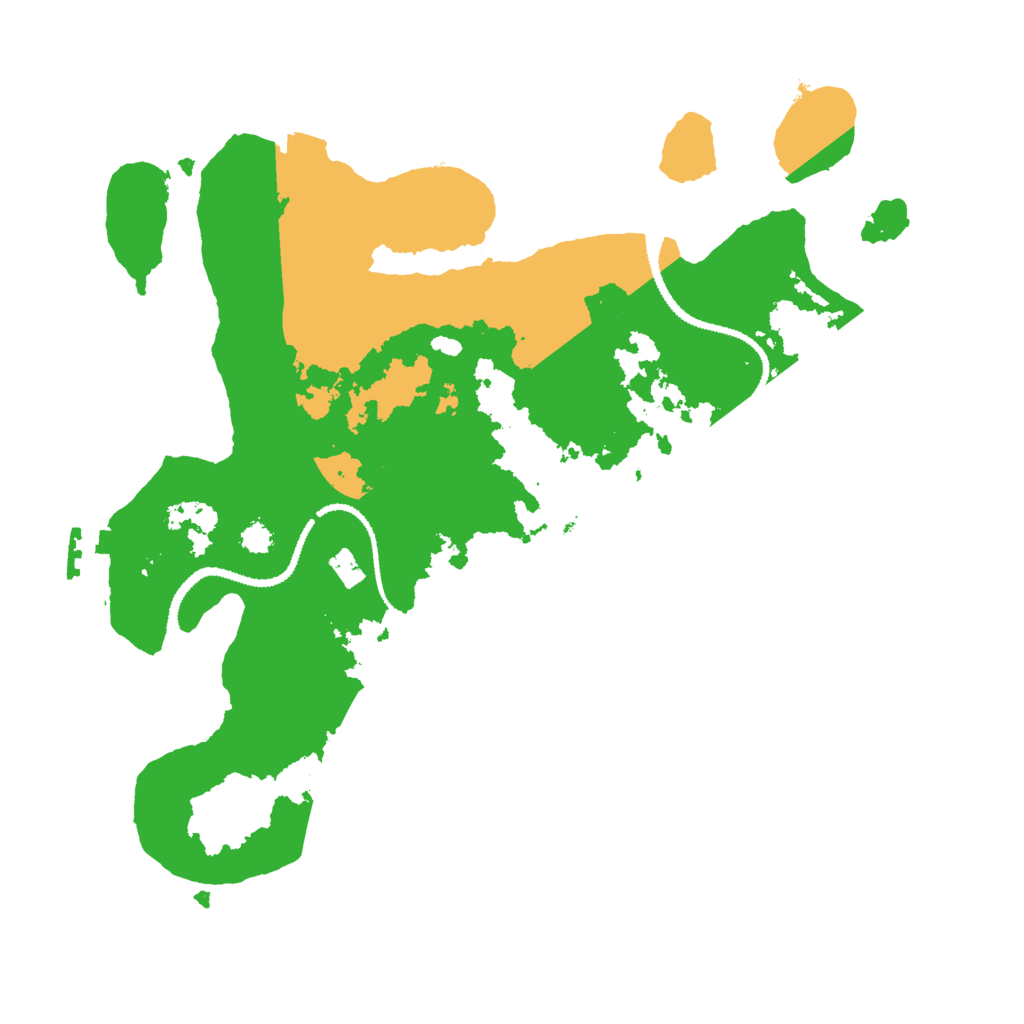 Biome Rust Map: Procedural Map, Size: 3000, Seed: 5000045