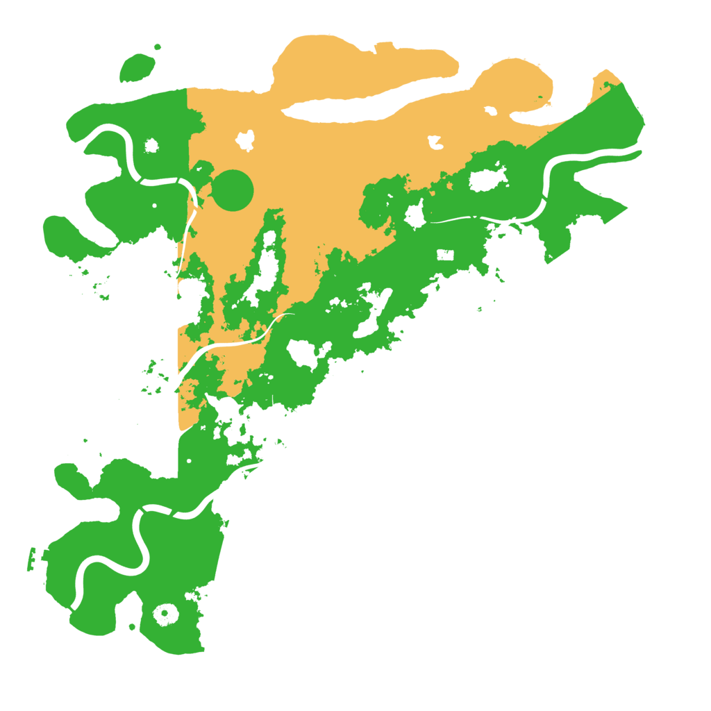 Biome Rust Map: Procedural Map, Size: 4500, Seed: 1691691