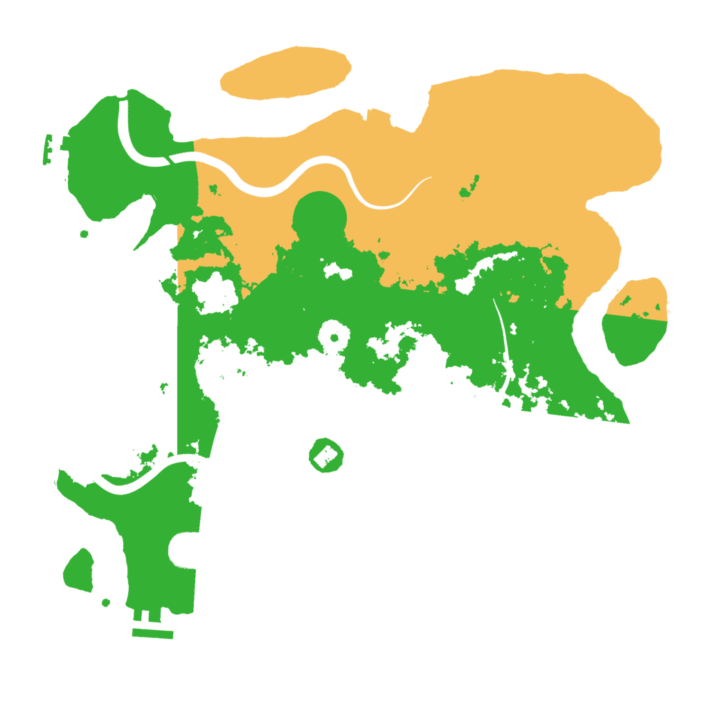 Biome Rust Map: Procedural Map, Size: 3500, Seed: 1124713074