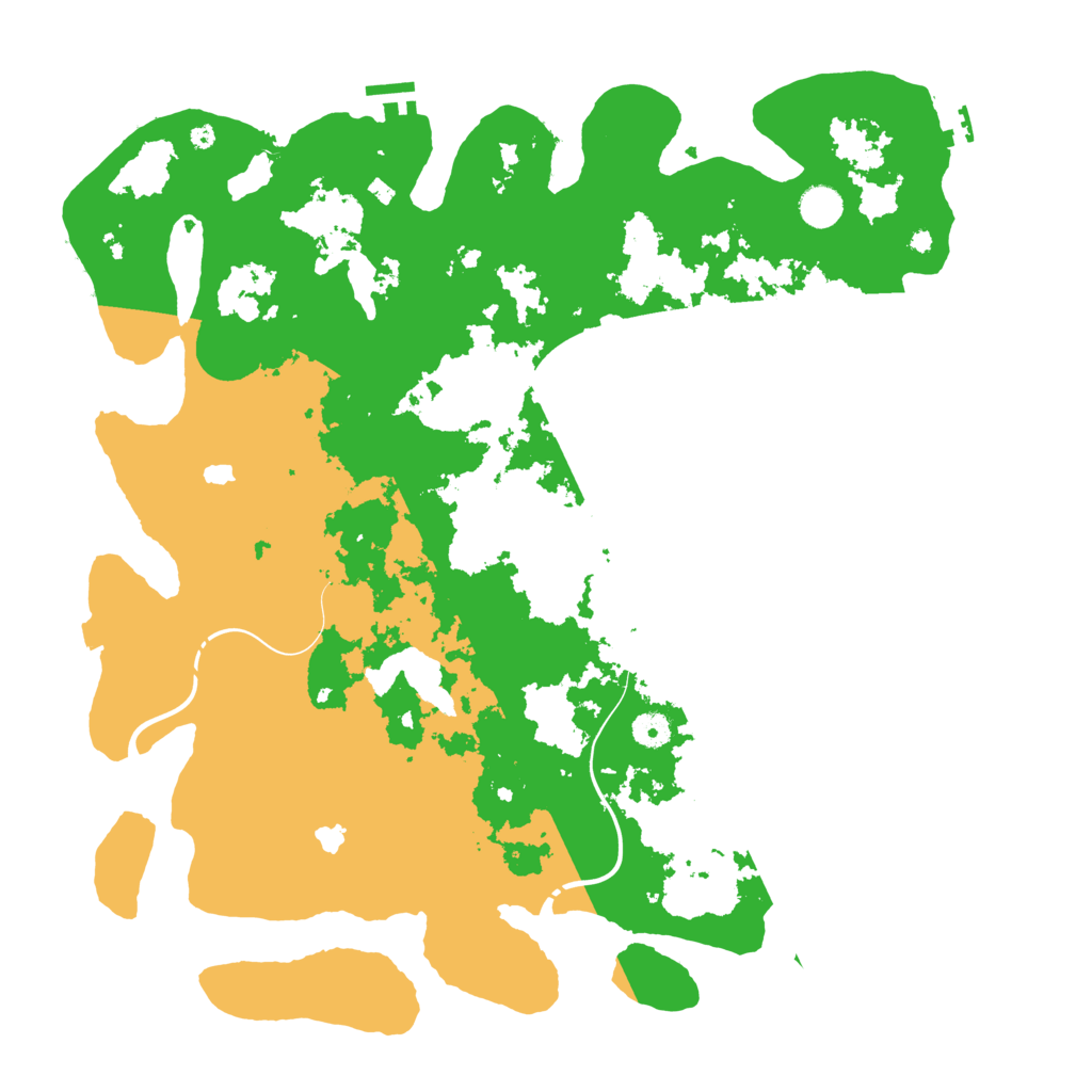 Biome Rust Map: Procedural Map, Size: 4500, Seed: 1285639541