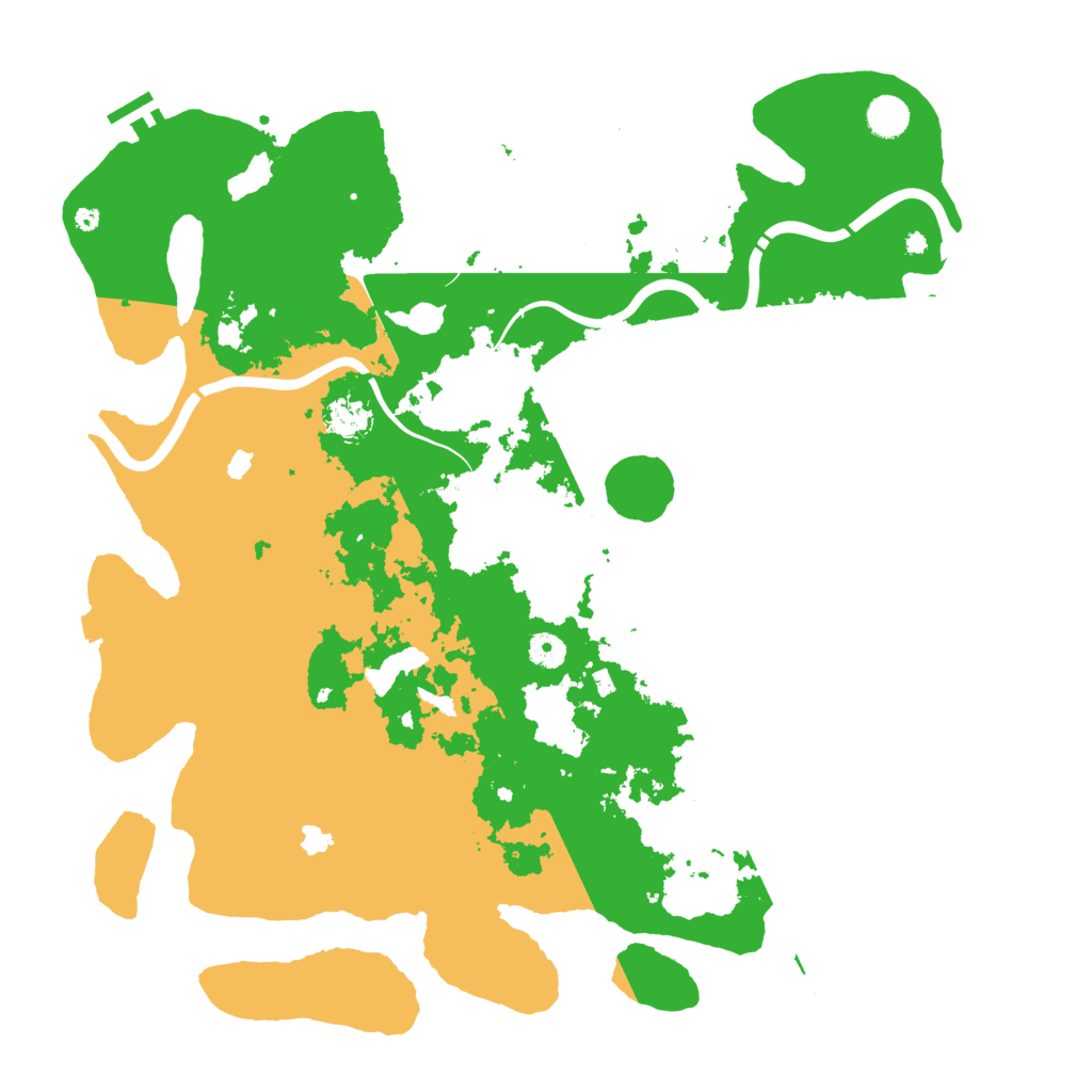 Biome Rust Map: Procedural Map, Size: 4500, Seed: 1285639541