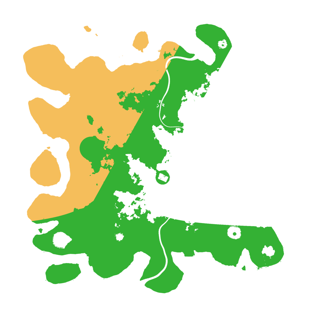 Biome Rust Map: Procedural Map, Size: 3500, Seed: 1791963113