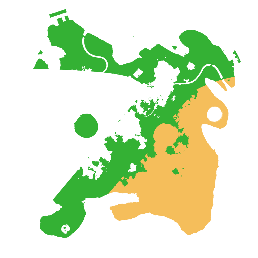Biome Rust Map: Procedural Map, Size: 3000, Seed: 7615487