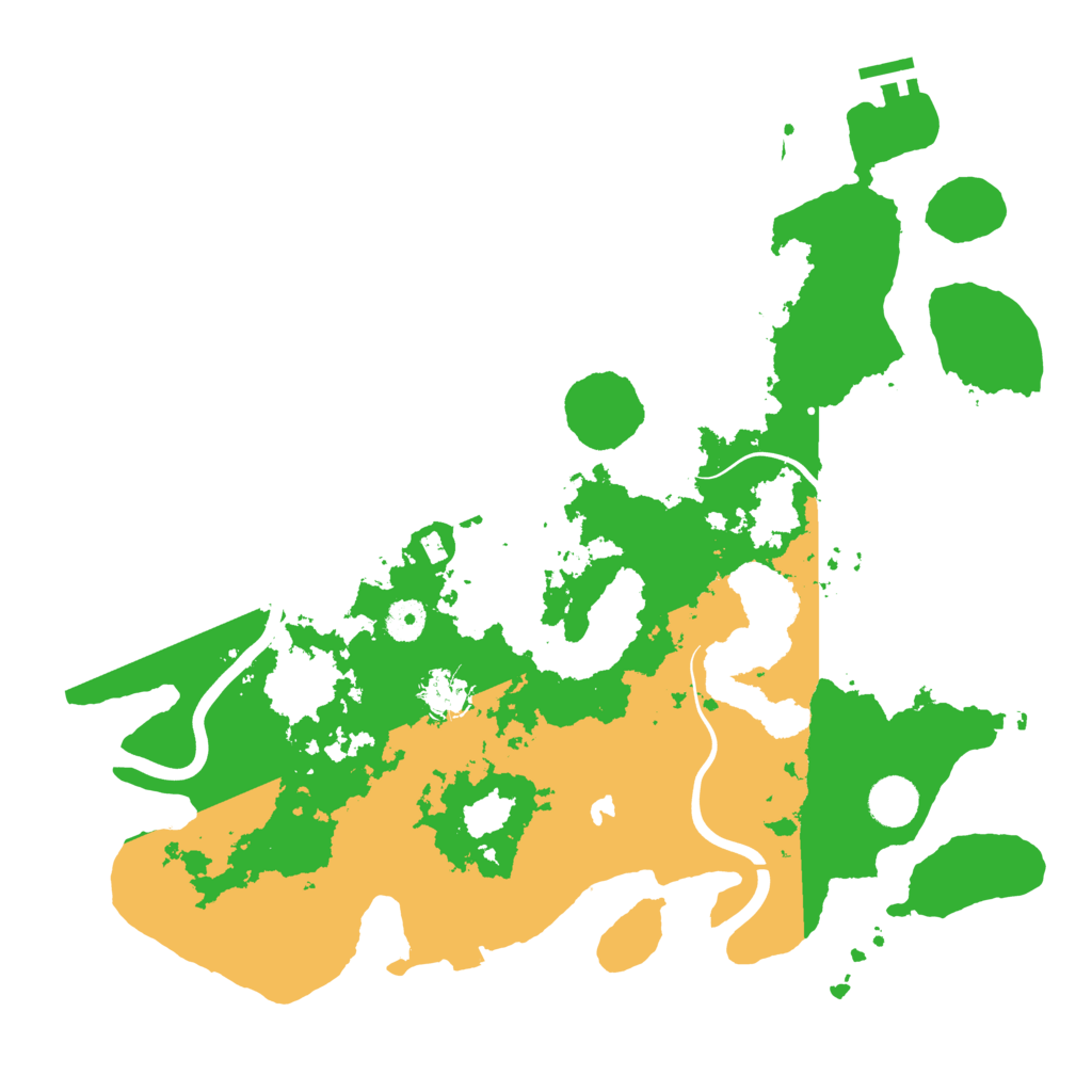Biome Rust Map: Procedural Map, Size: 4000, Seed: 72534