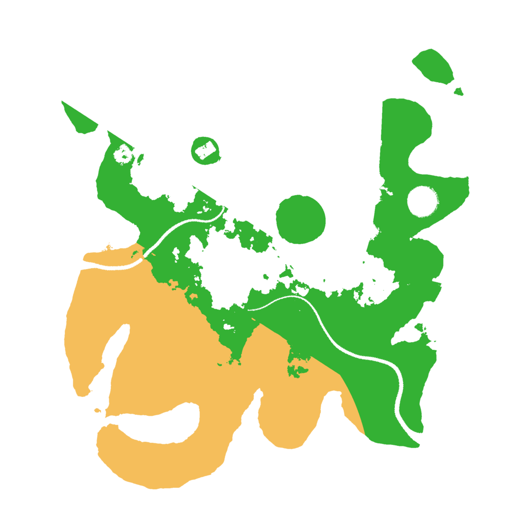 Biome Rust Map: Procedural Map, Size: 3000, Seed: 678949576