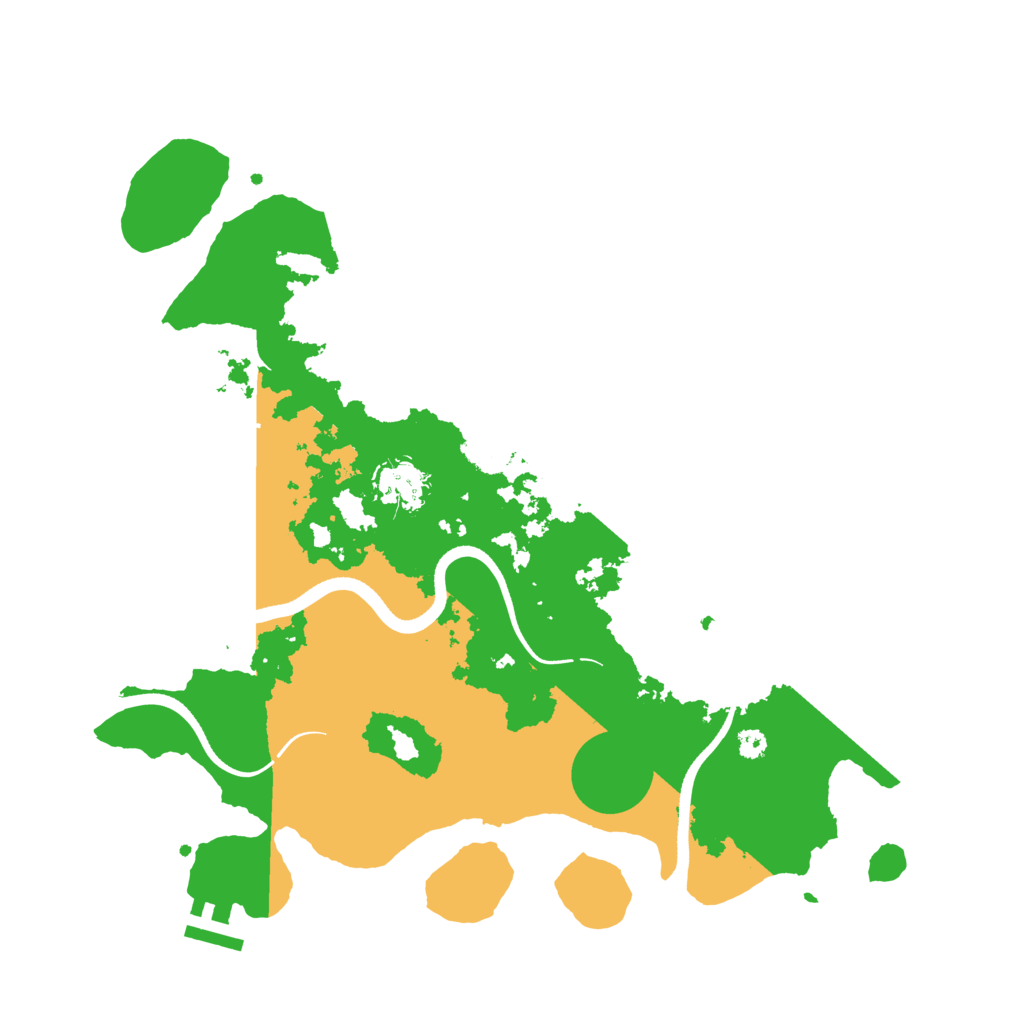 Biome Rust Map: Procedural Map, Size: 3500, Seed: 1932428797