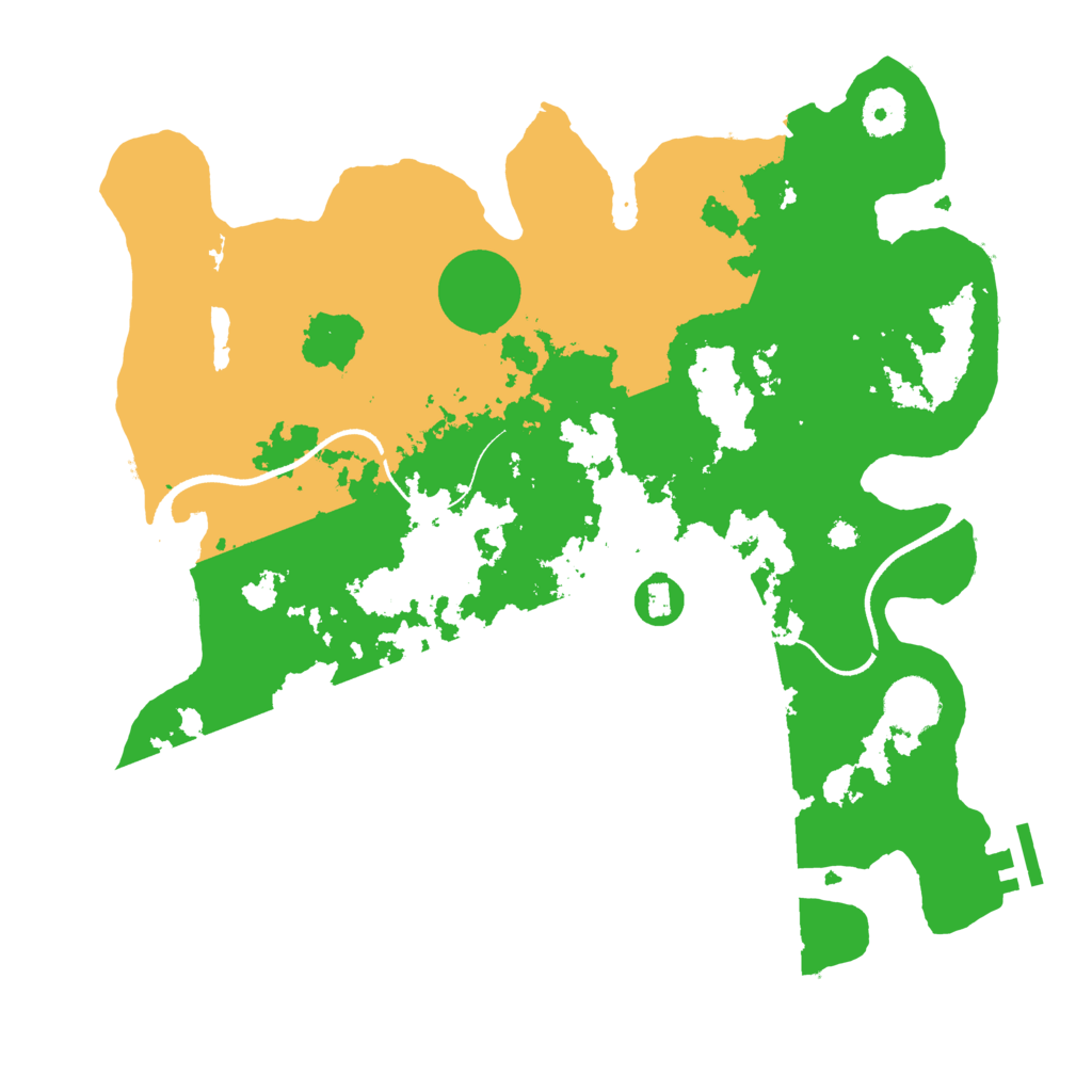 Biome Rust Map: Procedural Map, Size: 3500, Seed: 987932729