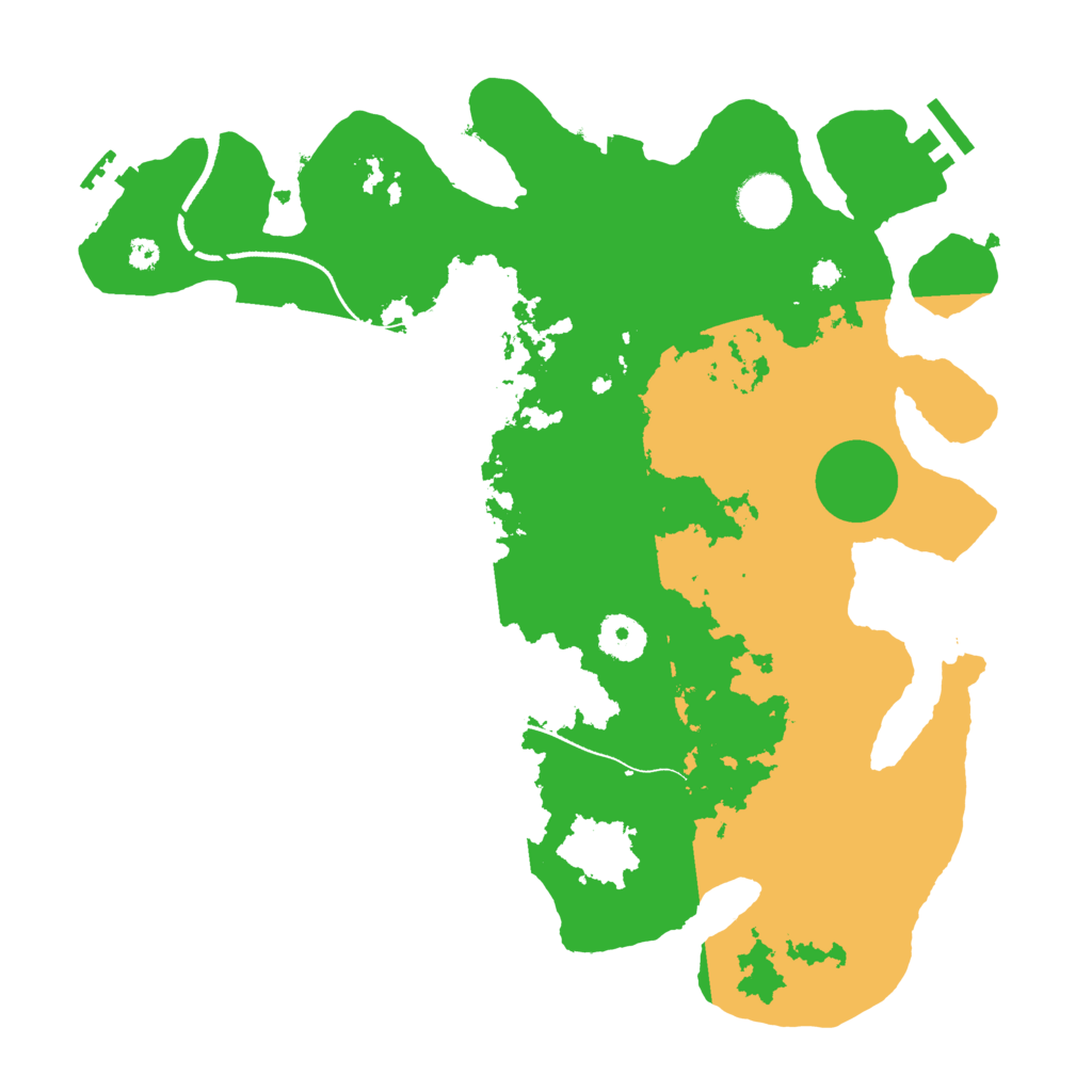 Biome Rust Map: Procedural Map, Size: 3500, Seed: 2127518221
