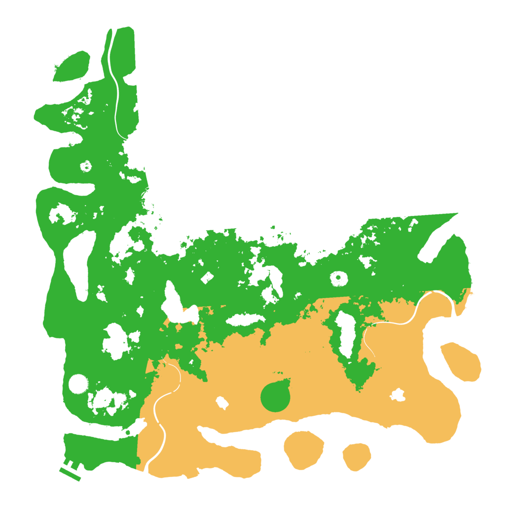 Biome Rust Map: Procedural Map, Size: 4500, Seed: 275492283