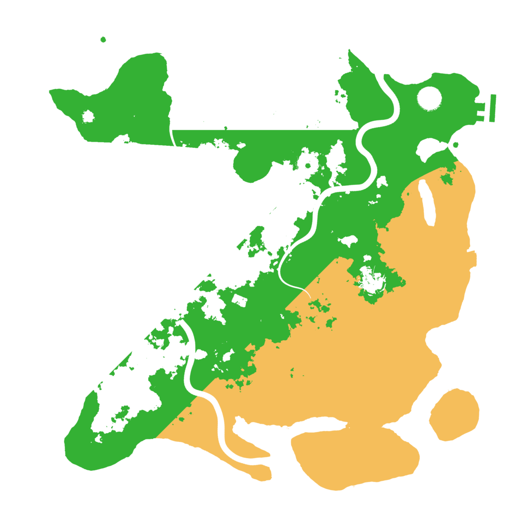 Biome Rust Map: Procedural Map, Size: 3800, Seed: 53090424