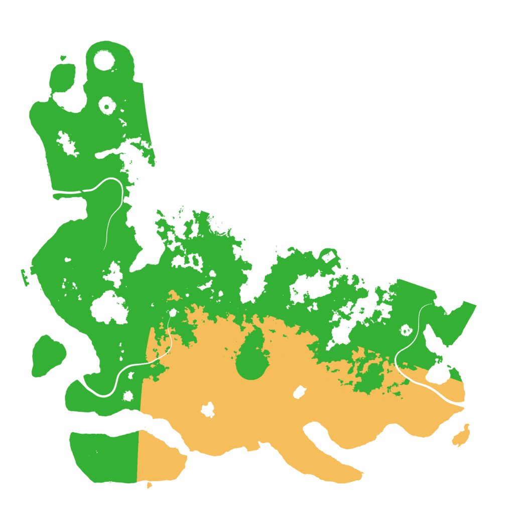 Biome Rust Map: Procedural Map, Size: 4500, Seed: 8767830