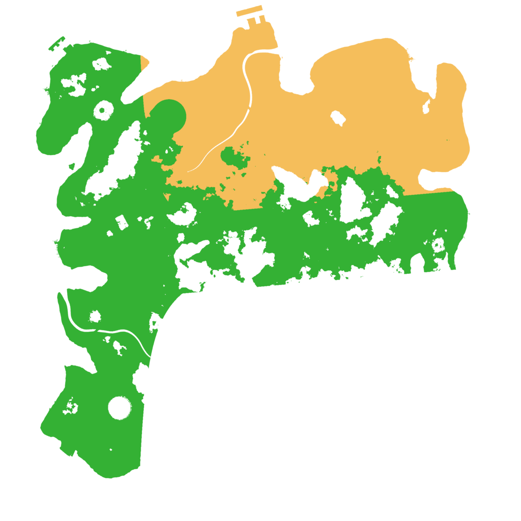 Biome Rust Map: Procedural Map, Size: 4000, Seed: 203709112