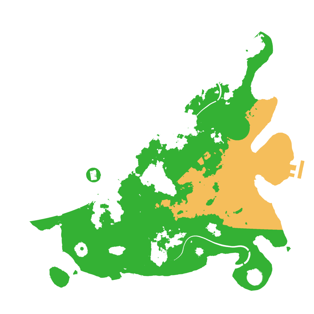 Biome Rust Map: Procedural Map, Size: 3500, Seed: 1180695785