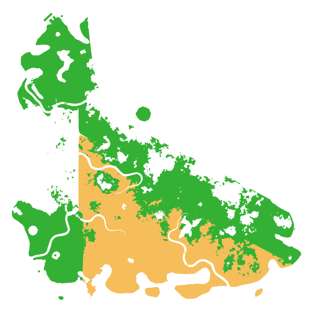 Biome Rust Map: Procedural Map, Size: 6000, Seed: 26936772