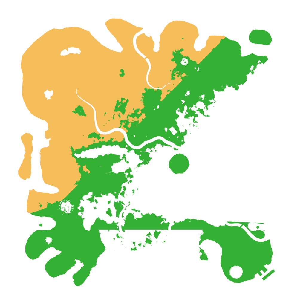 Biome Rust Map: Procedural Map, Size: 4250, Seed: 1454959859