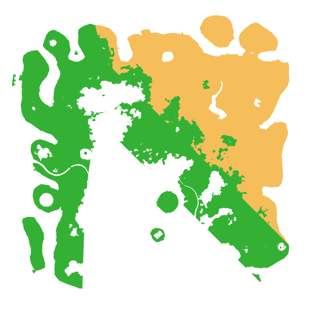 Biome Rust Map: Procedural Map, Size: 4000, Seed: 20000404