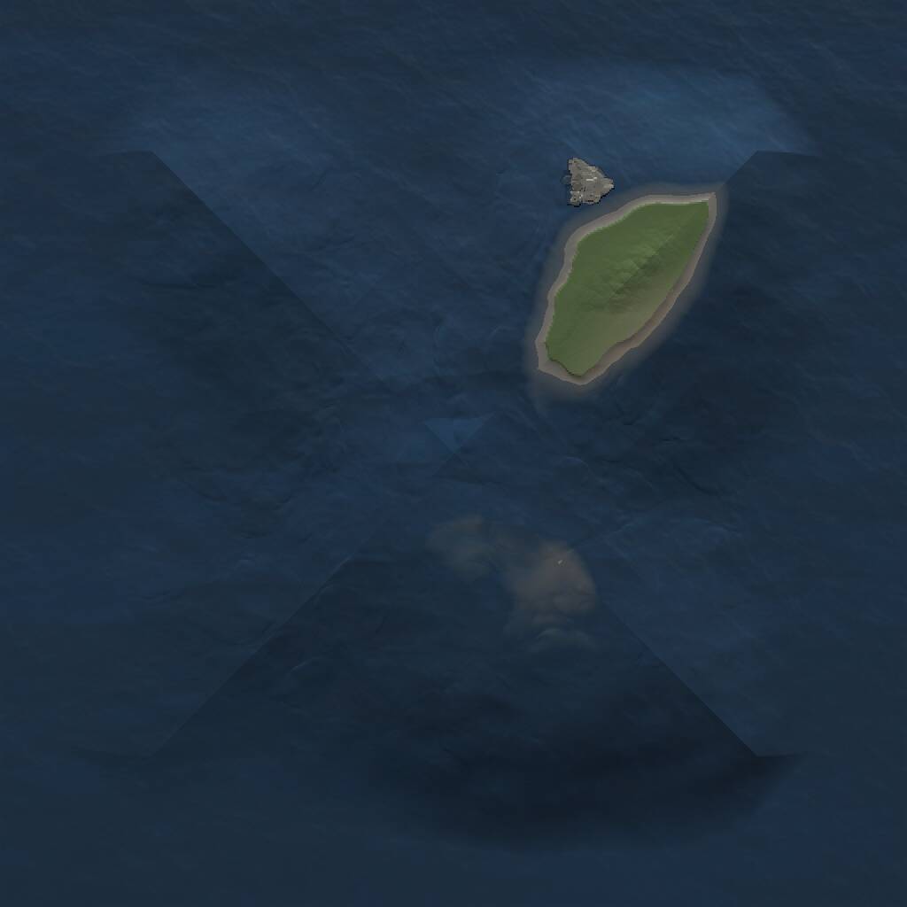 Rust Map: Procedural Map, Size: 1000, Seed: 1422995709, 1 Monuments