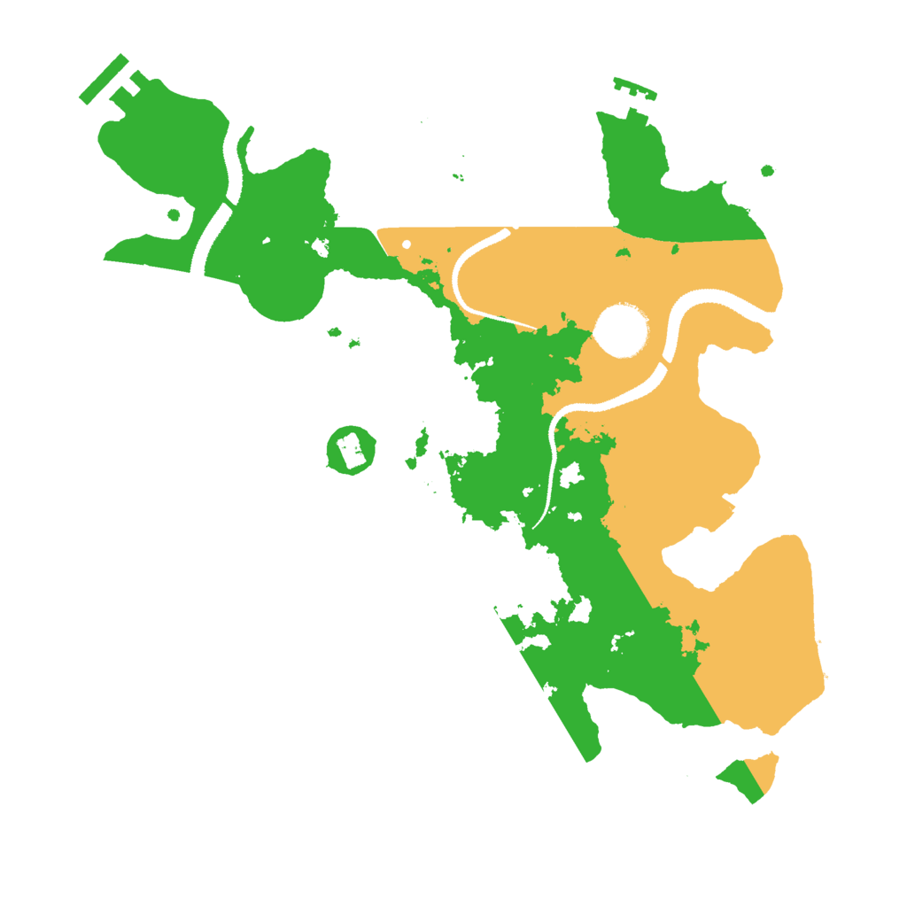 Biome Rust Map: Procedural Map, Size: 3000, Seed: 511034