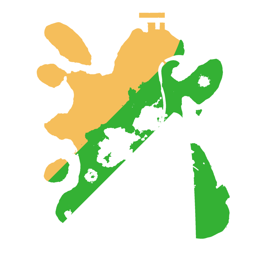 Biome Rust Map: Procedural Map, Size: 2100, Seed: 666