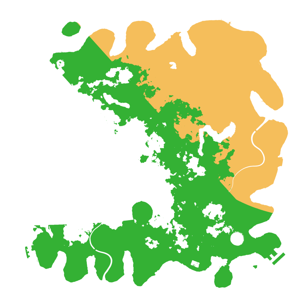 Biome Rust Map: Procedural Map, Size: 4000, Seed: 411079453