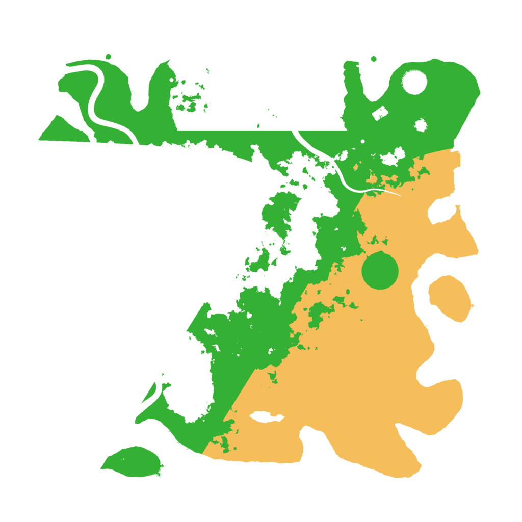 Biome Rust Map: Procedural Map, Size: 3750, Seed: 522634211