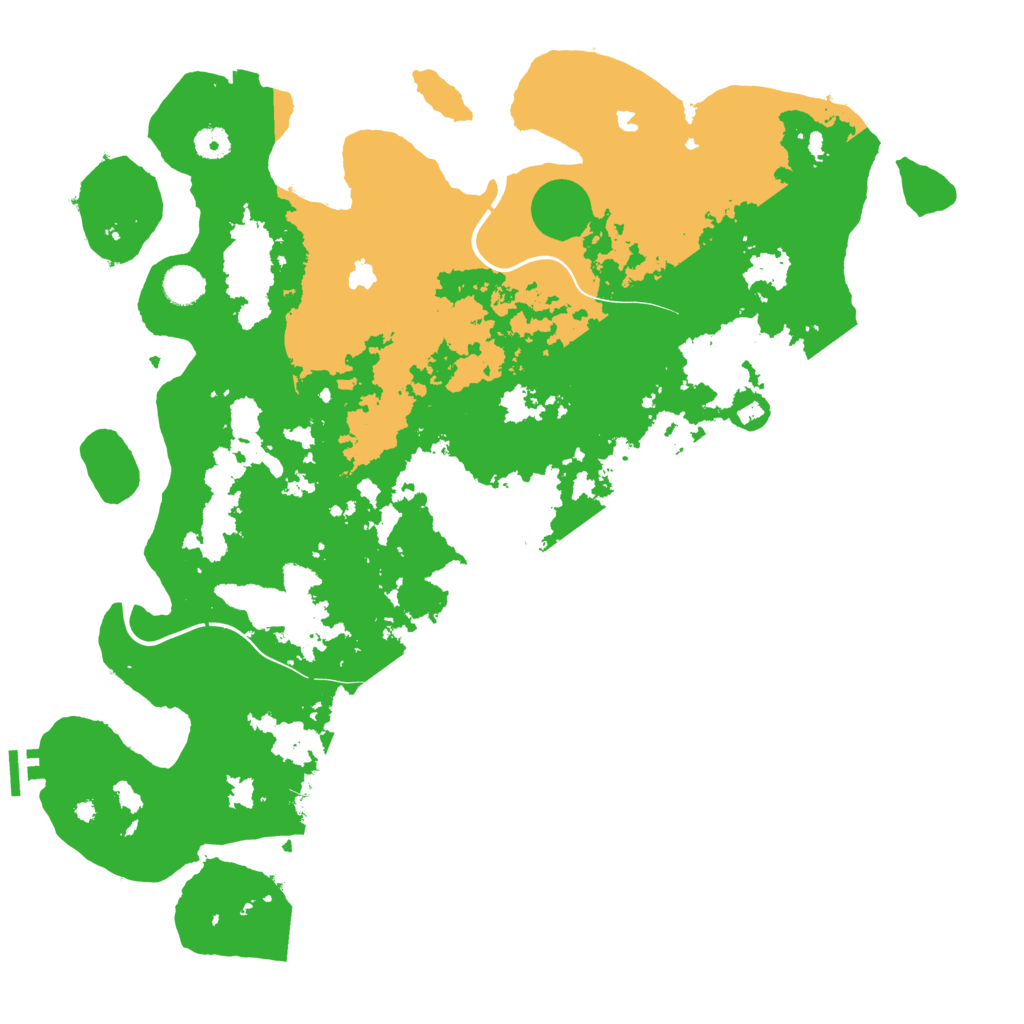 Biome Rust Map: Procedural Map, Size: 4500, Seed: 449384619