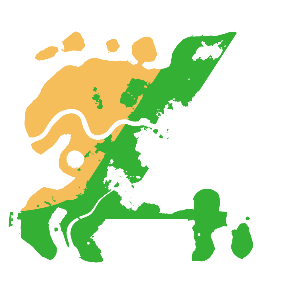 Biome Rust Map: Procedural Map, Size: 3000, Seed: 65787