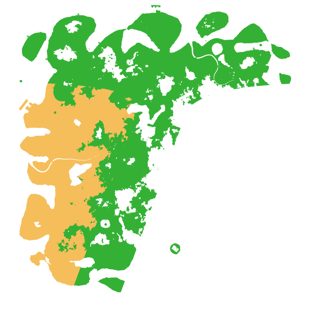 Biome Rust Map: Procedural Map, Size: 5000, Seed: 783939