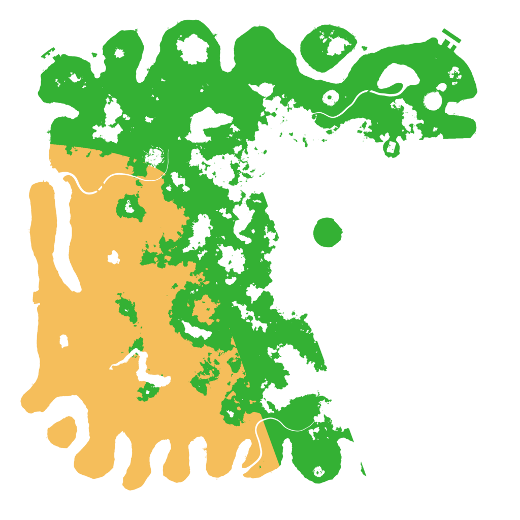 Biome Rust Map: Procedural Map, Size: 5000, Seed: 1372541061