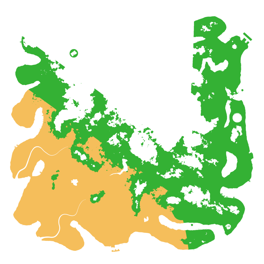 Biome Rust Map: Procedural Map, Size: 5000, Seed: 1494204091