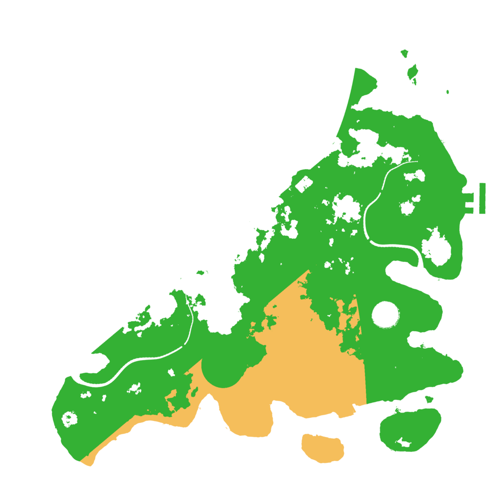 Biome Rust Map: Procedural Map, Size: 3300, Seed: 1917266018