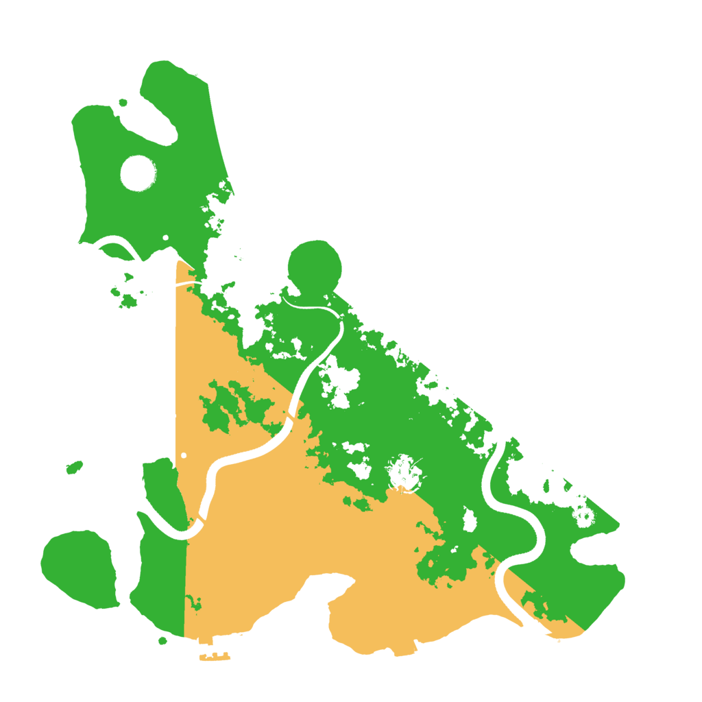 Biome Rust Map: Procedural Map, Size: 3500, Seed: 87240746