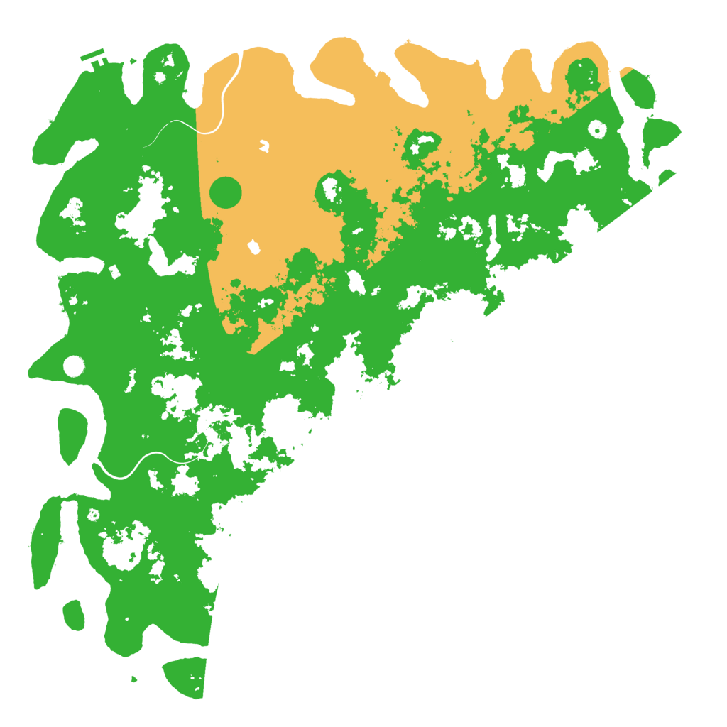 Biome Rust Map: Procedural Map, Size: 6000, Seed: 1112374595