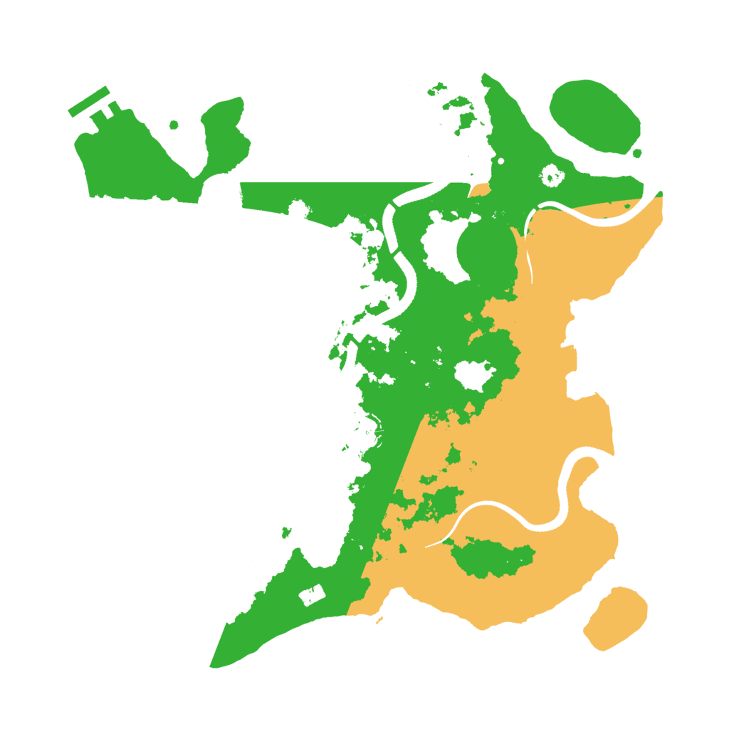 Biome Rust Map: Procedural Map, Size: 3250, Seed: 352165132