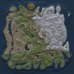 Thumbnail Rust Map: Procedural Map, Size: 4800, Seed: 2029180865, 17 Monuments