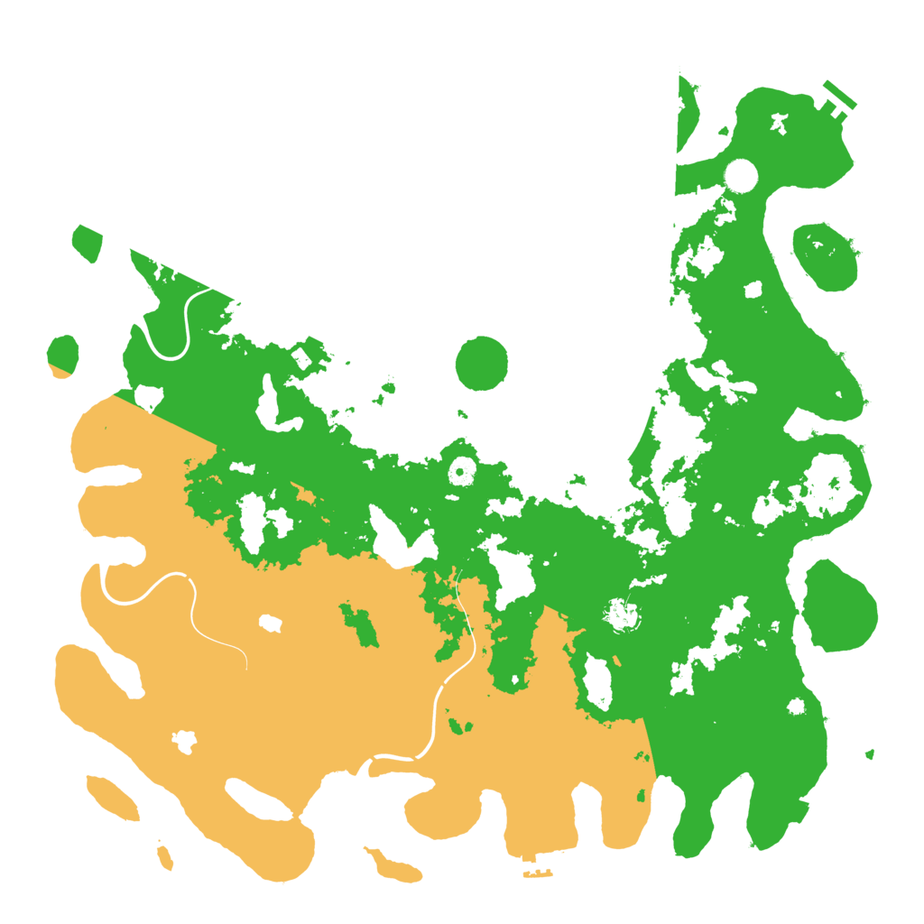 Biome Rust Map: Procedural Map, Size: 4800, Seed: 339487998