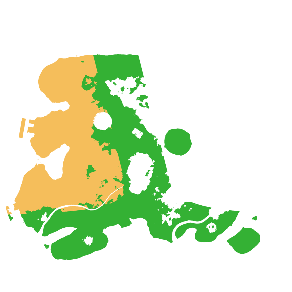 Biome Rust Map: Procedural Map, Size: 3000, Seed: 1217499106